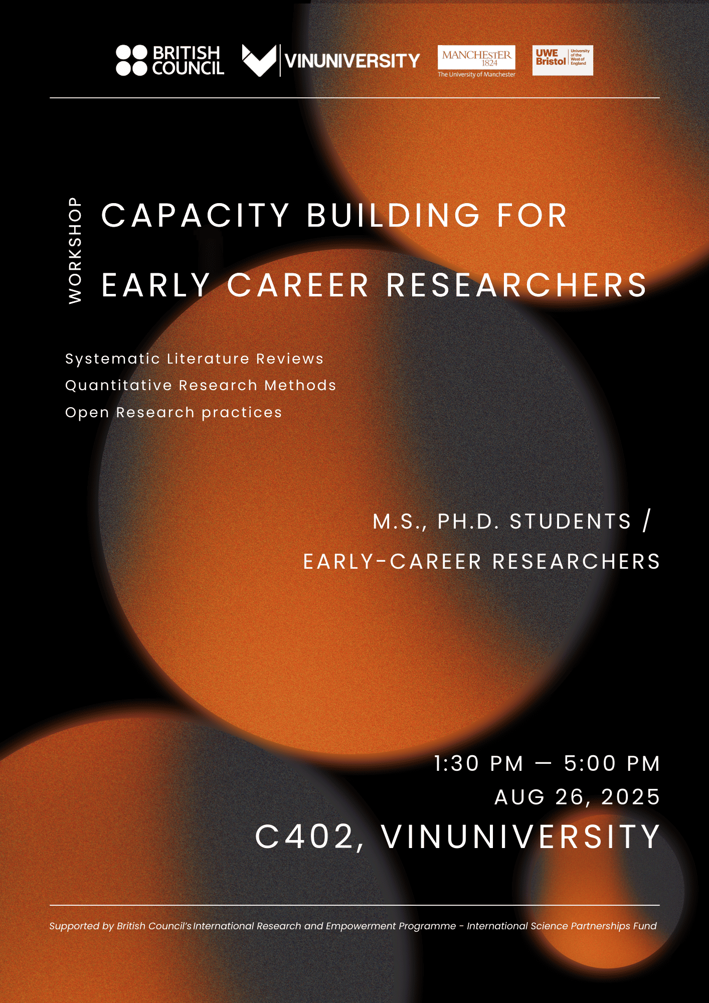 Workshop: Capacity Building for Early Career Researchers​