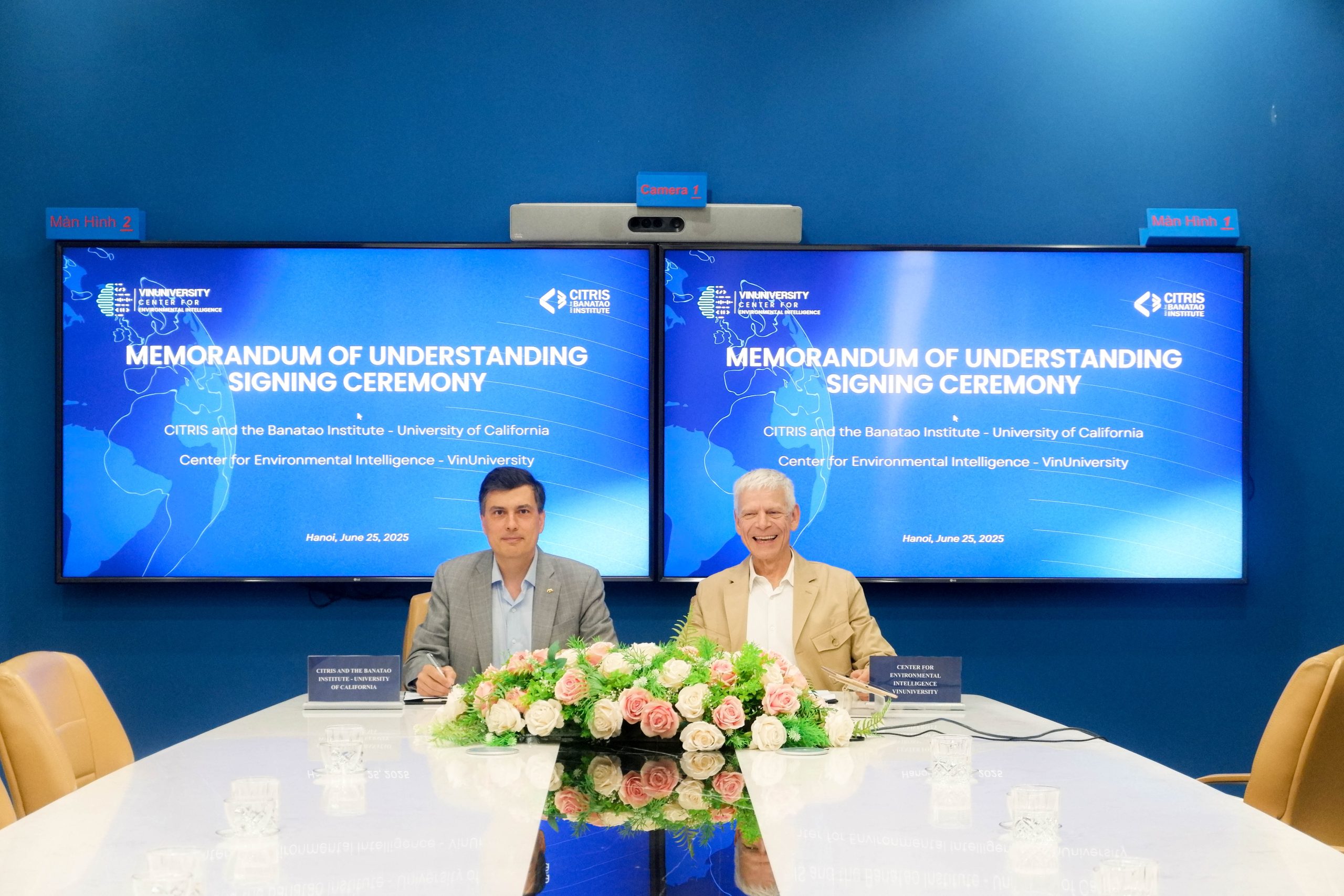 VinUni’s CEI and UC Berkeley’s CITRIS and the Banatao Institute Sign MOU to Accelerate Smart City Innovation and Sustainability in Vietnam